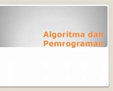 Algoritma Dan Pemrograman 1 Basic